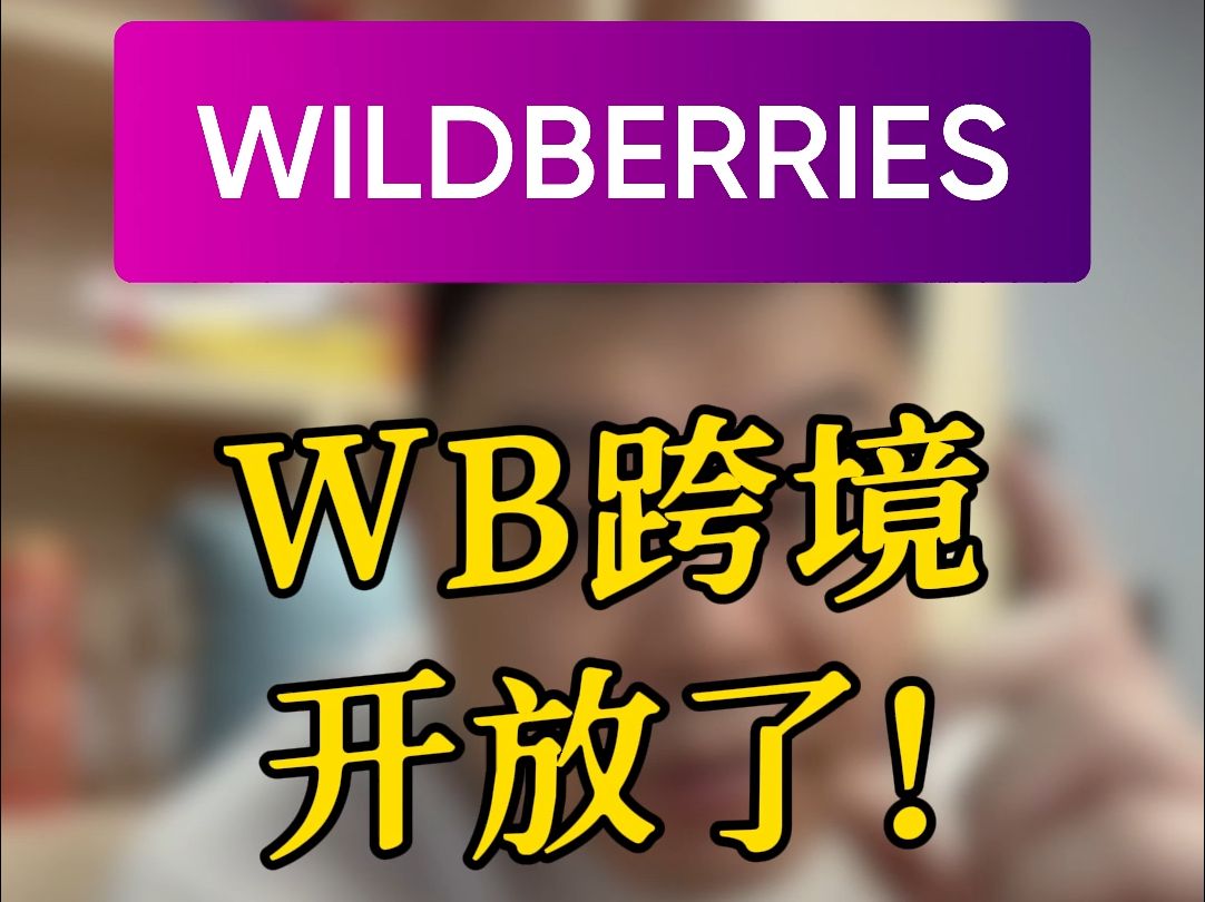 wb跨境开放了!!个体户也能开!!哔哩哔哩bilibili