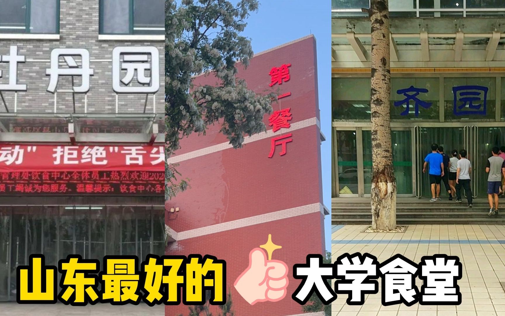 山东最好的大学食堂,有你的大学吗?你的大学食堂怎么样?哔哩哔哩bilibili