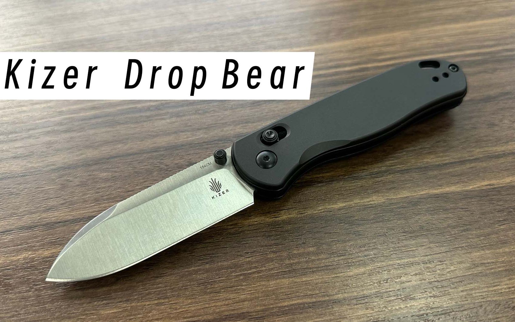 【折刀】Kizer(凯泽)Drop Bear(V3619C1)| 可调锁定力度的轴锁折刀 | 154CM+铝合金柄哔哩哔哩bilibili