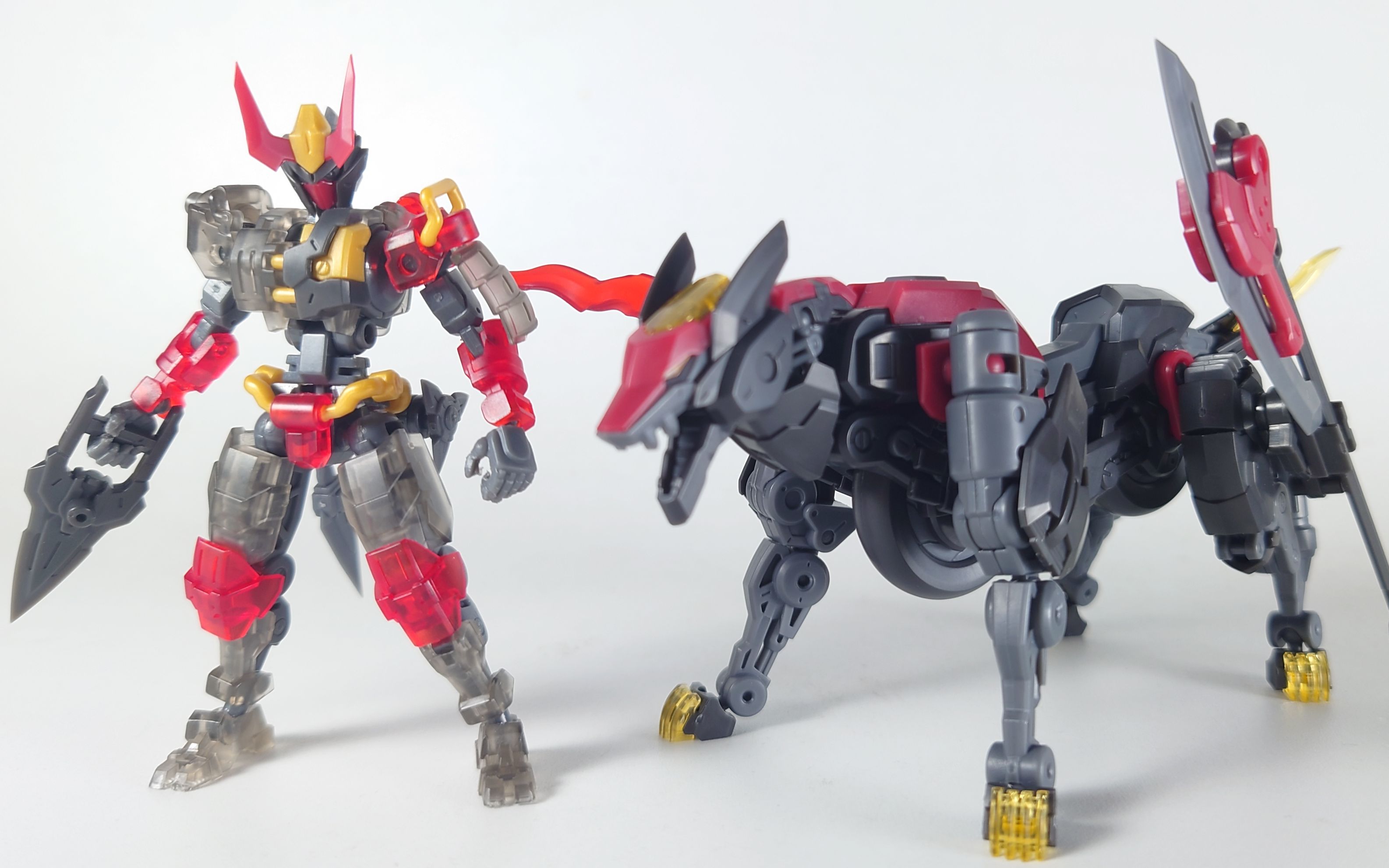 可变形!影狼 傀甲小队【龙哥制作】number 57 拼装模型