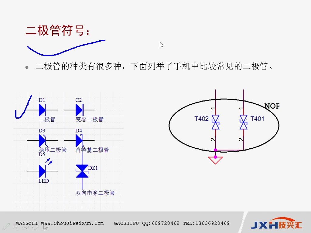 二极管的符号、手机维修、手机维修培训哔哩哔哩bilibili