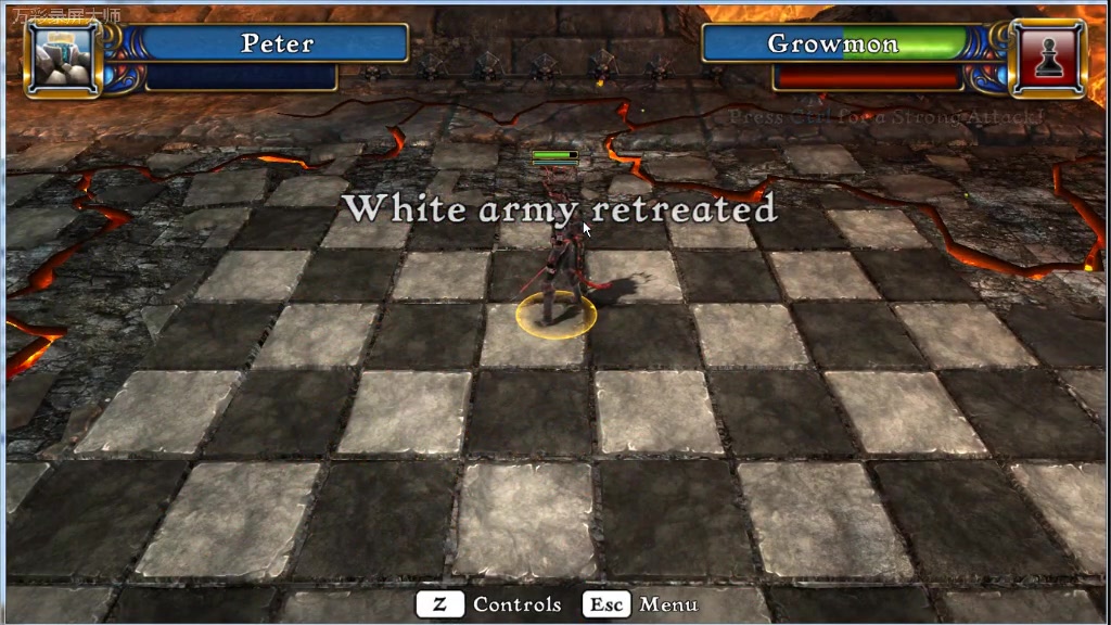 战斗版国际象棋九级难度王后诱饵战术