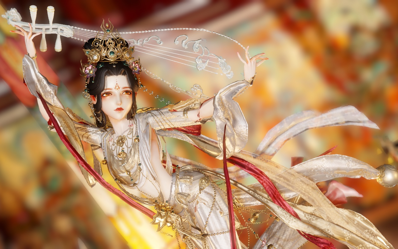 【云裳羽衣mmd】奉光摩尼 × 天女·伎乐 | 仙女的飞天 | 观想天女