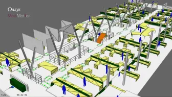 MassMotion应用-建筑篇：奥雅纳索利哈尔办事处邻近度分析