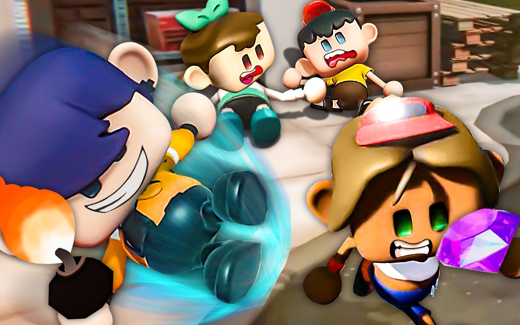 谁是谁 看看谁演的更像人机,被发现就完蛋啦! 阿波兔解说