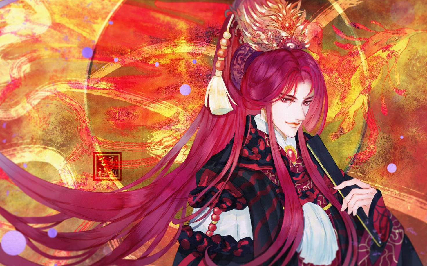 【ps板绘·上色过程】赤羽信之介