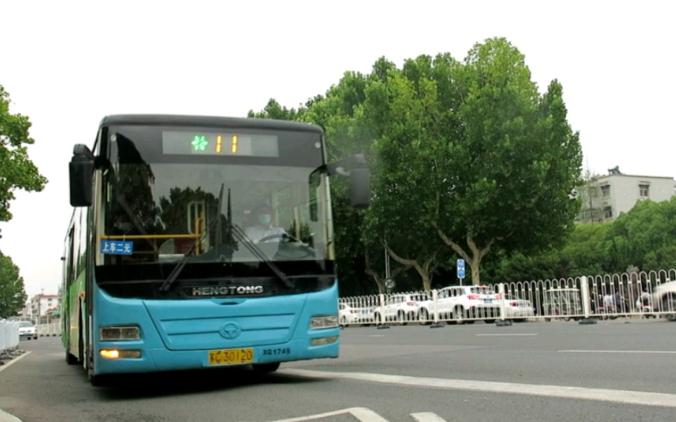 徐州公交11路 ckz6126hna3 侯山窝进站