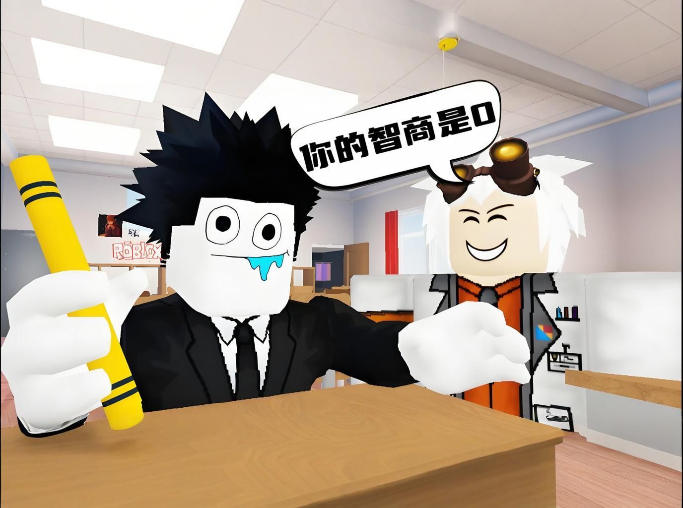 因为太傻被父母抛弃了,我要参加智商测试证明自己!ROBLOX实况解说