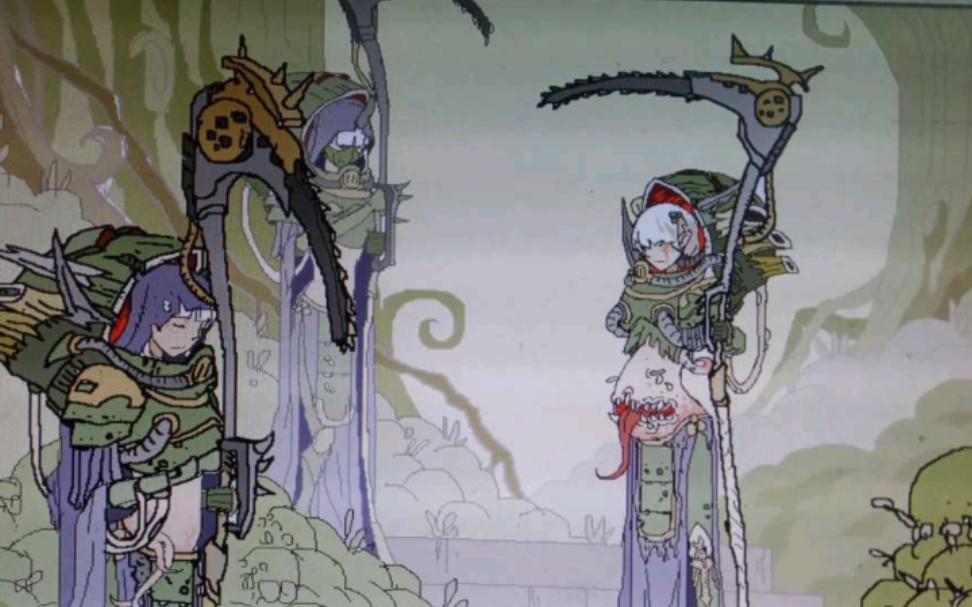 纳垢花园,林中漫步的天使