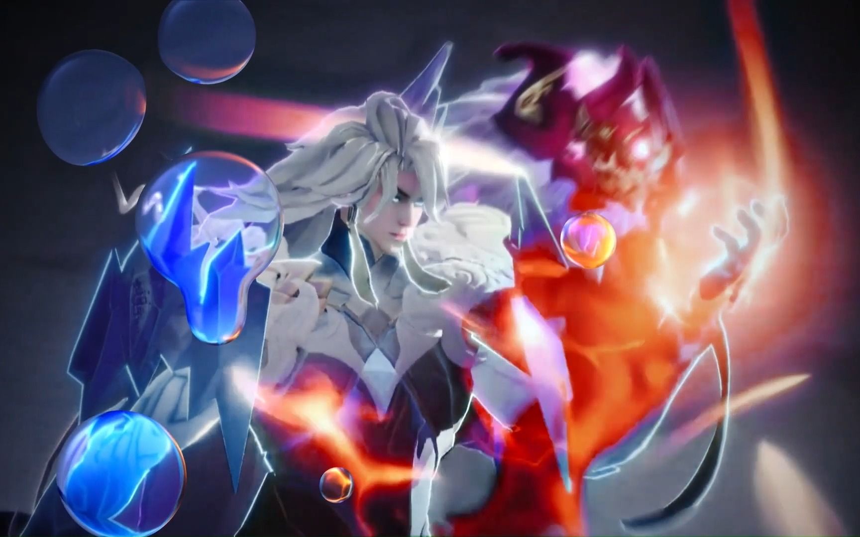 信爷变身动作好帅 #李信 #迪卢克 #炽霜斩 #李信兔年限定 #王者荣耀兔