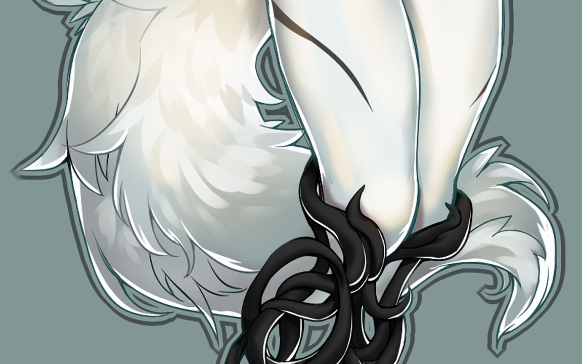 【板绘平涂】可爱白色兽人 师父的生贺!(虽然迟到了好久!