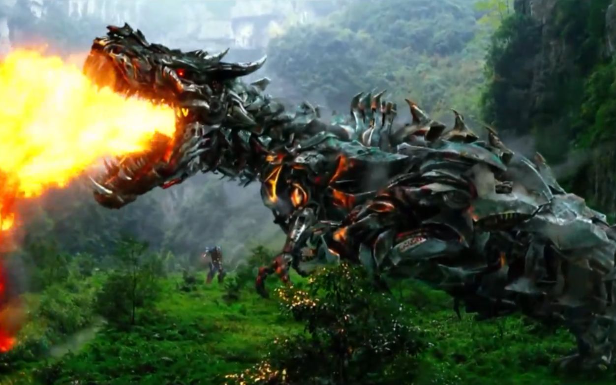 30米高的恐龙变形金刚,不仅能喷火,还能瞬间摧毁一栋大楼!