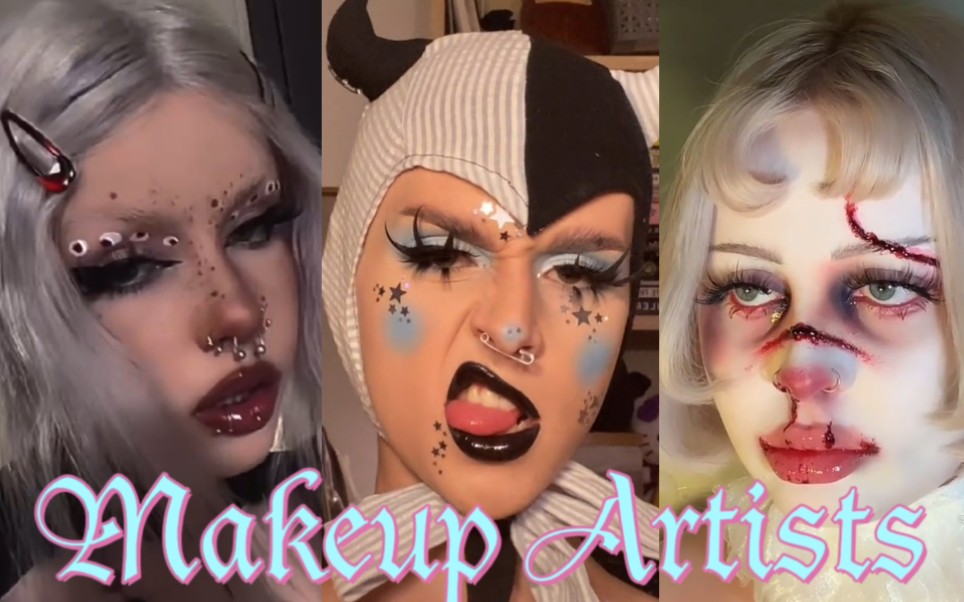 [图]【Tiktok 美妆 | Makeup Artists pt.2】好牛啊 (ﾟoﾟ;