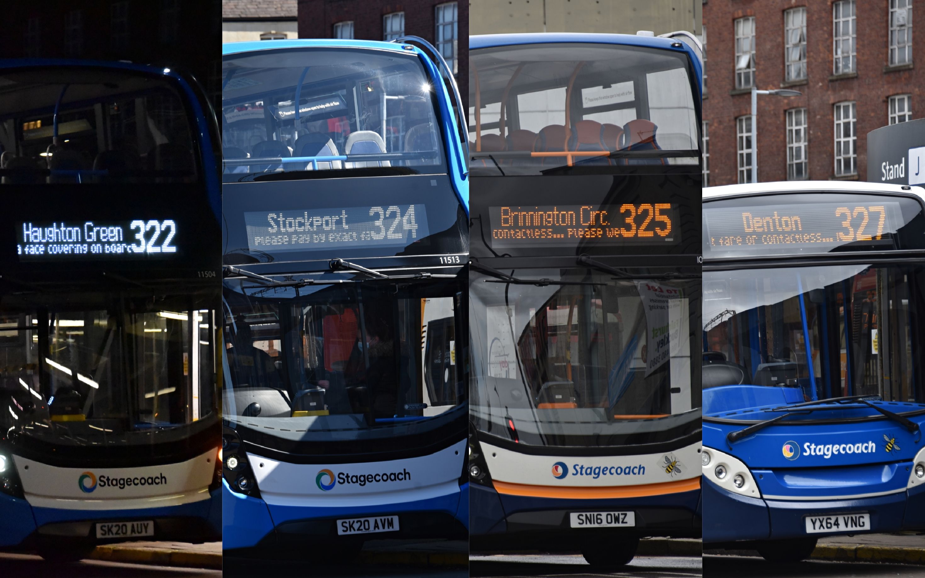 英国公交pov [stagecoach manchester] service 322/324/325/327