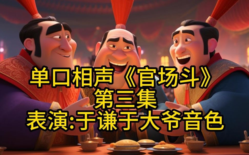 谦大爷音色高清还原单口相声《官场斗》第三话