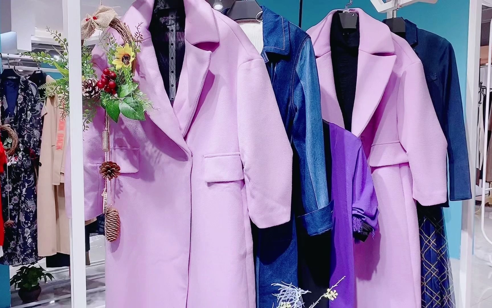 艾迪尔 歌莉娅大码女装21年专柜新款反季秋冬装 品牌女装尾货上新