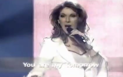 [图]Celine Dion——Right in front of you唯一一个现场 好听死了