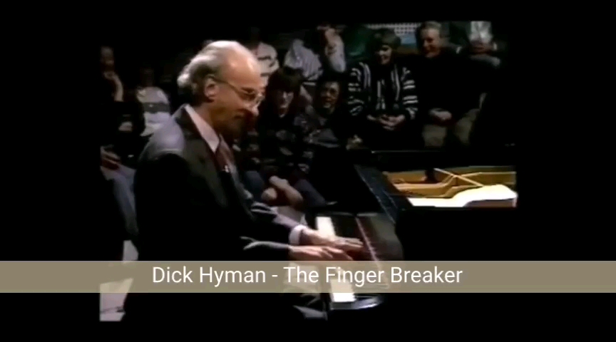 [图]Dick Hyman 表演ragtime大师 Jelly Roll Morton 经典曲目《The Finger Breaker》，不可错过！