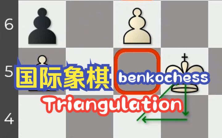 [图]国际象棋benkochess 国际象棋残局 (Pawn Endgame / Triangulation)