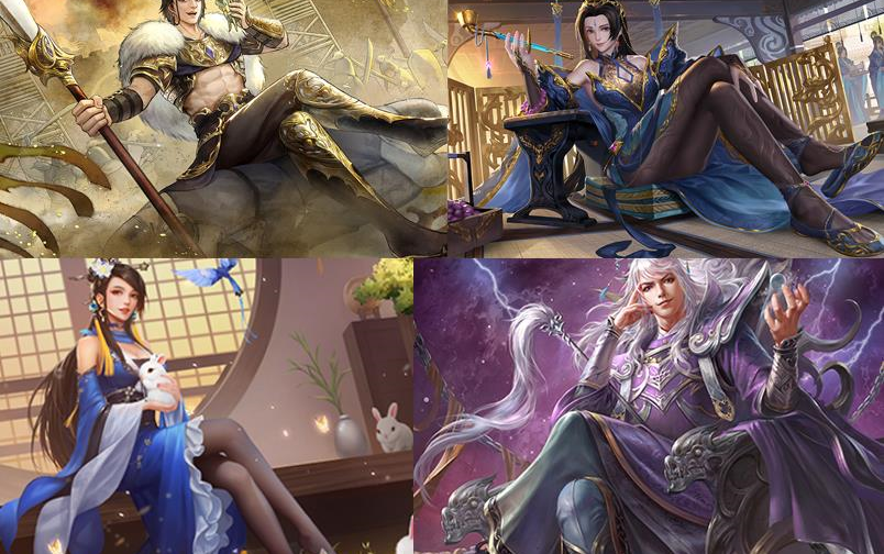 你好骚啊,三国杀那些跷二郎腿的皮肤