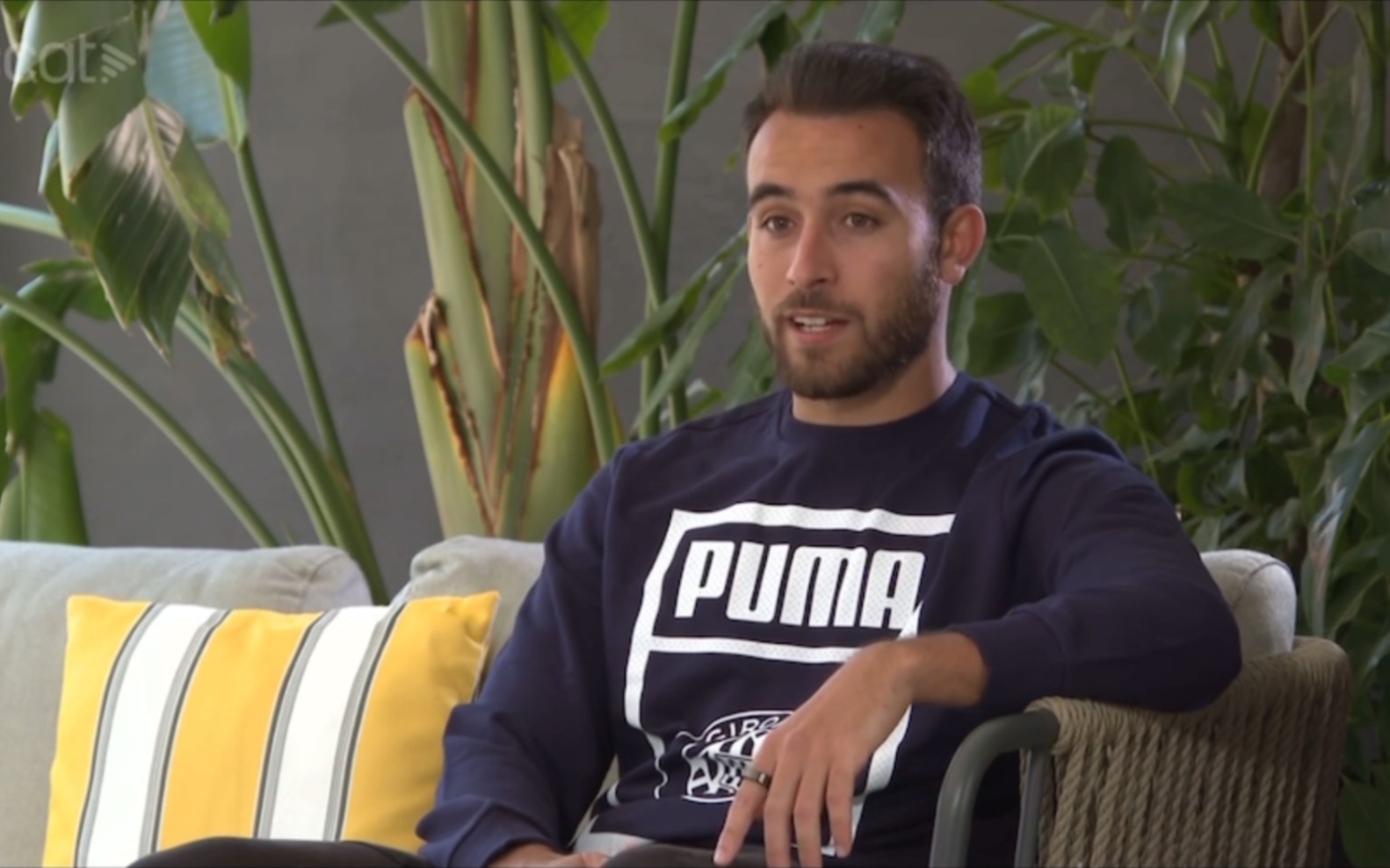 埃里克61加西亚接受tv3的采访,谈及吉罗纳现状以及巴萨队友等