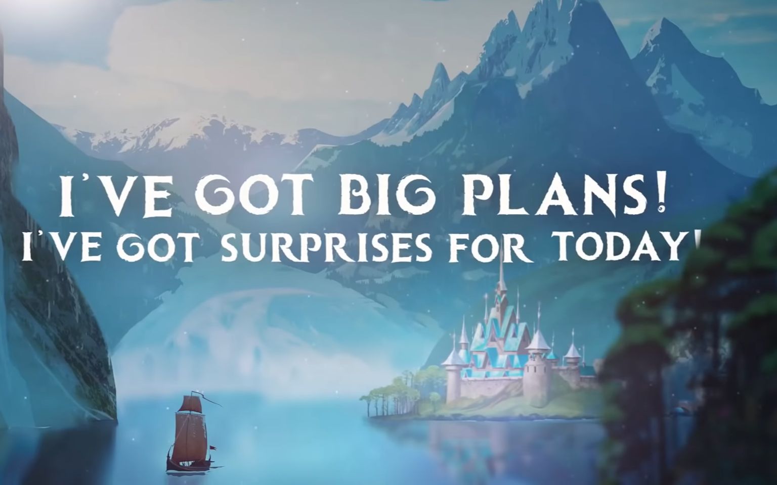 [图]【Frozen停格动画】Making Today A Perfect Day (From Frozen Fever) (Lyric Video)