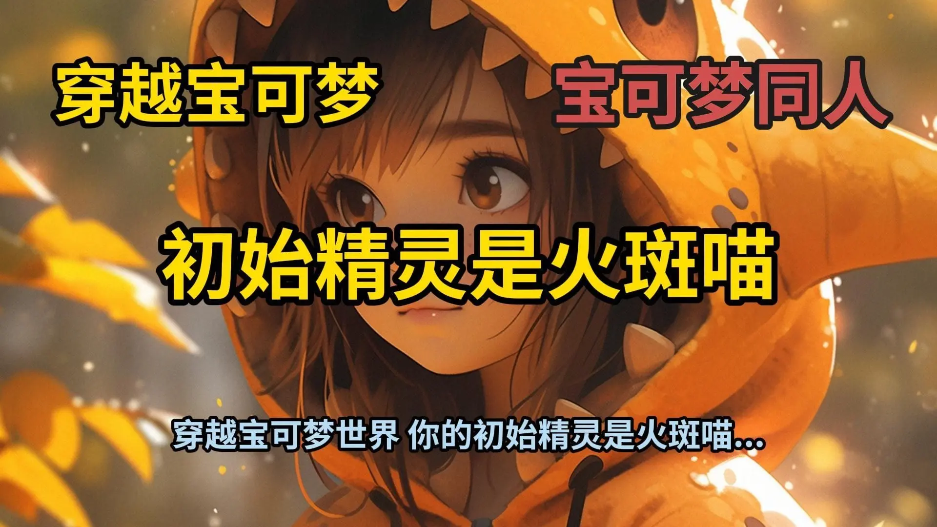 【完结】穿越宝可梦 你的初始精灵是火斑喵..._哔哩哔哩_bilibili