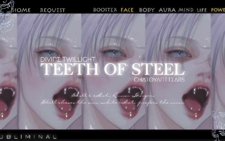 【teeth of steel】 : 小尖牙 | An Atrementous City哔哩哔哩bilibili