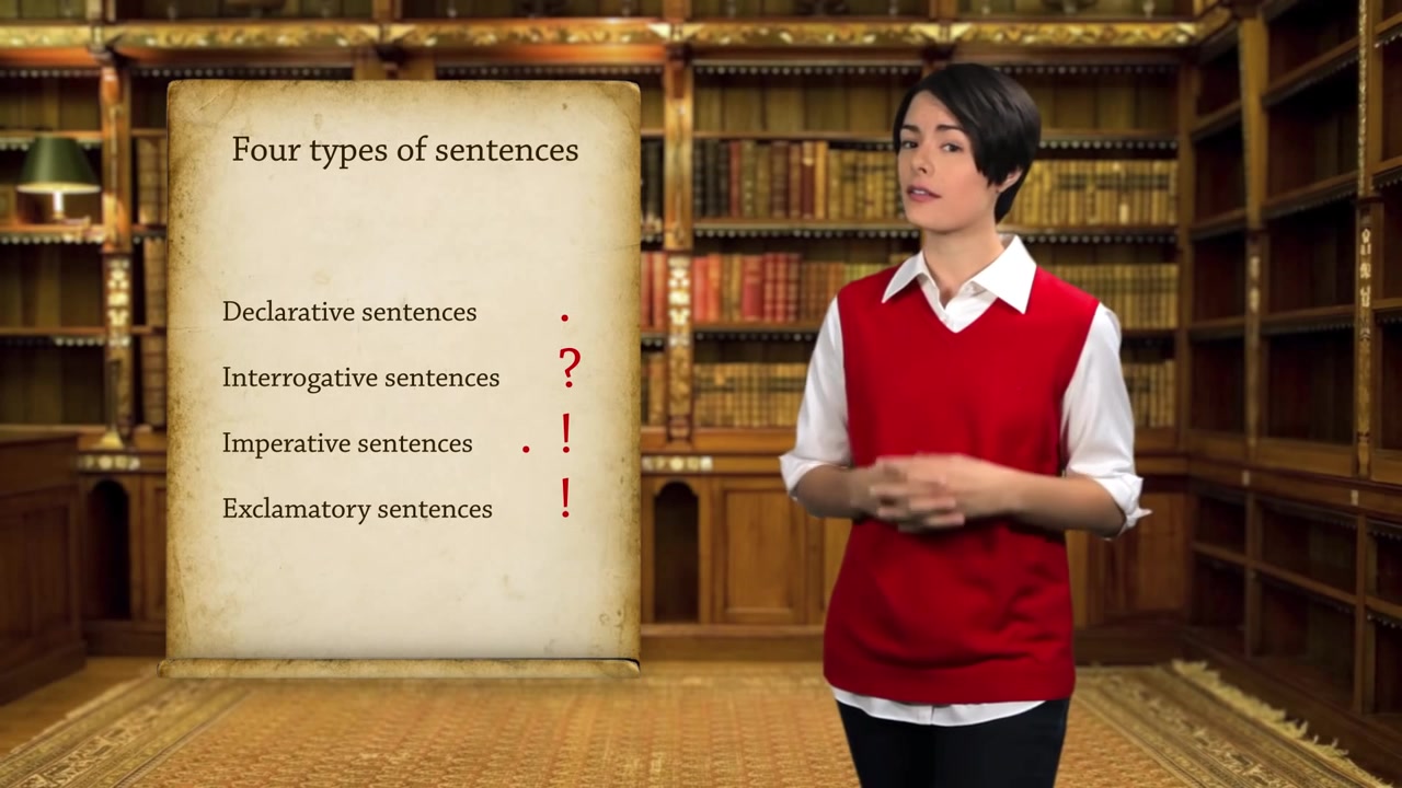 [图]4 Types of Sentences _ English Grammar for Beginners _ Basic English _ ESL