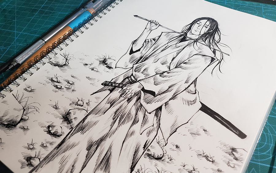 【手绘练习】浪客行 小次郎_哔哩哔哩 (゜-゜)つロ 干杯~-bilibili