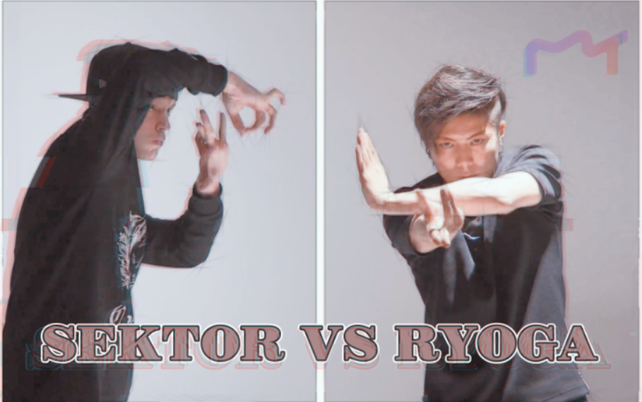 [图]【手指舞高手顶上对决】Sektor Vs Ryoga @Dexterity Dance League Finger Styles FINALS