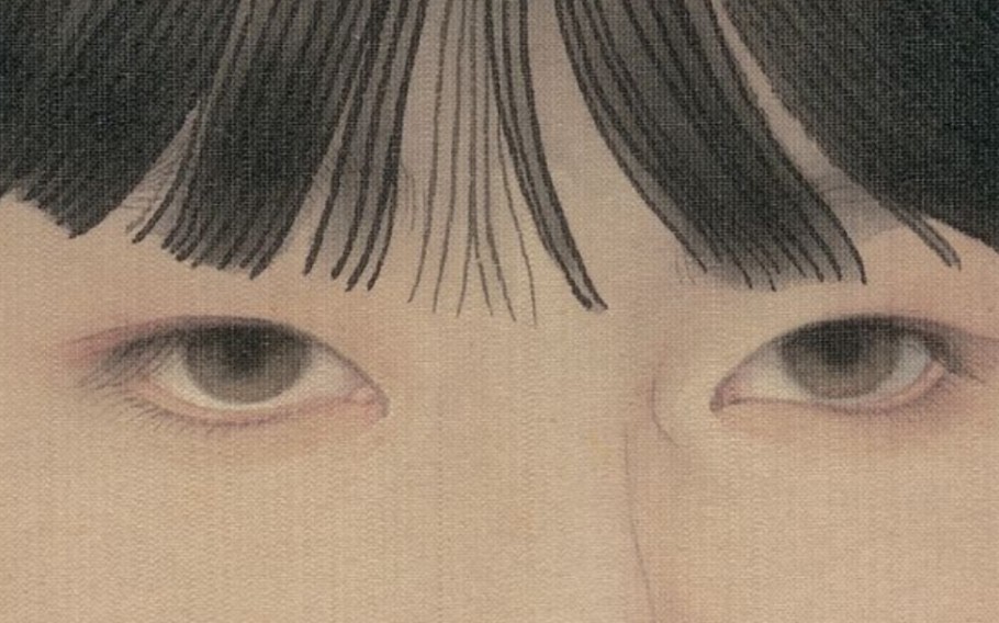 工笔人物画眼睛画法2