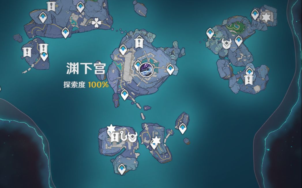 原神全地图100%图片