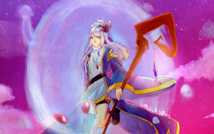 【绘画过程】【初投稿】水之魔法师