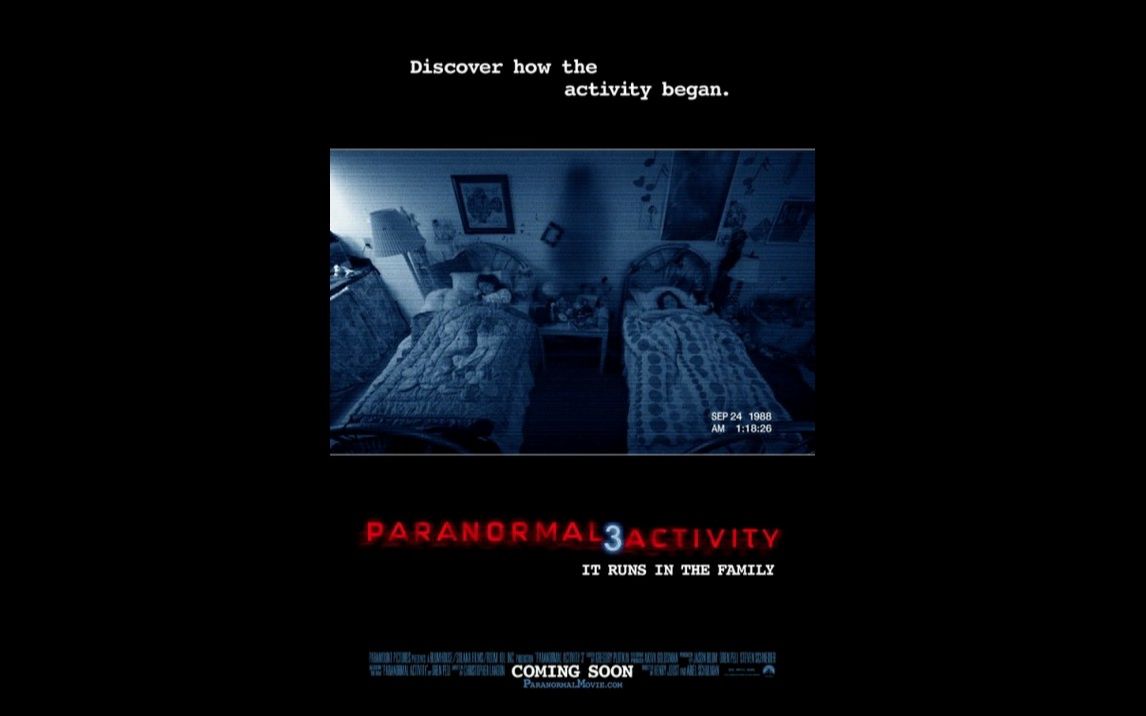 [图]《PARANORMAL ACTIVITY 3》TRAILERS 《超自然现象 3》预告片集 2011