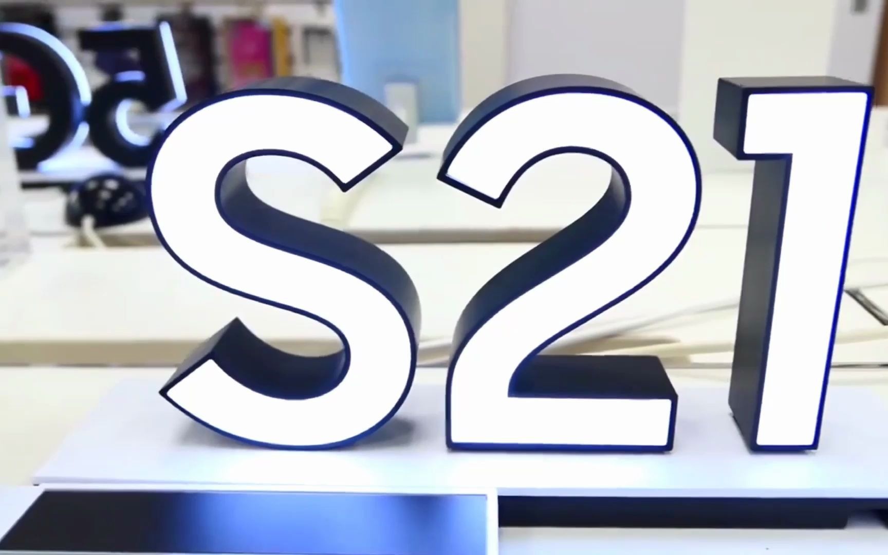 三星s21系列柜台展示s21体验机s21ultra