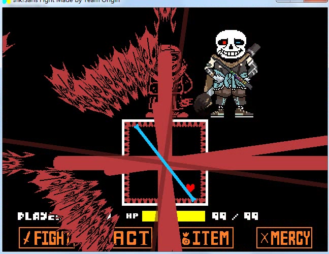 sans战!【部分攻击演示】(未做完)