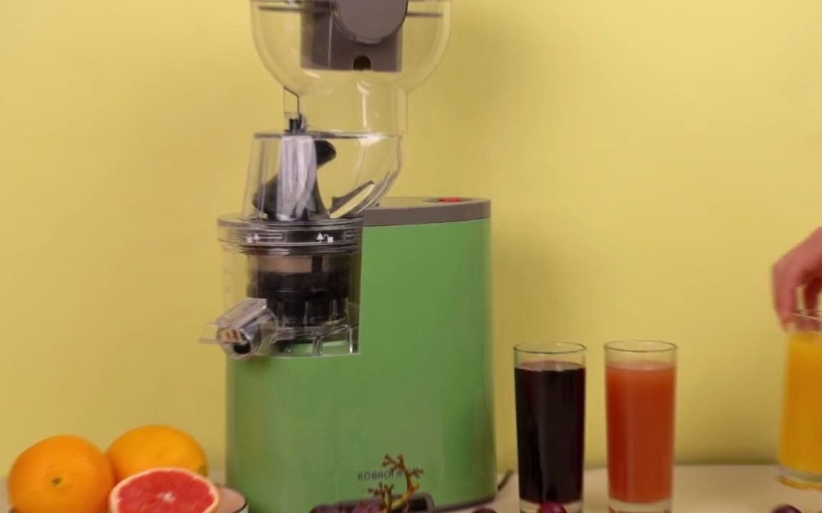 康巴赫原汁机,免切直接榨,不加一滴水,约90%出汁率不放过每一滴营养!