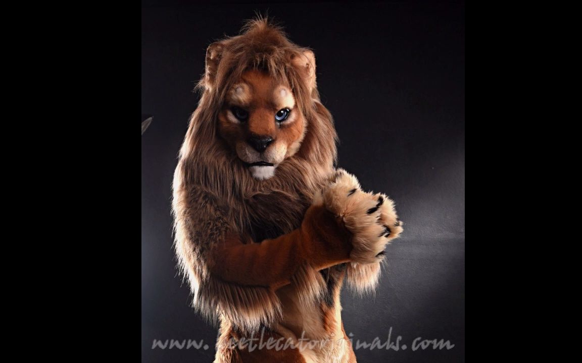 Maney (aka Mark) the Lion Fursuit By Beetlecat Originals哔哩哔哩bilibili