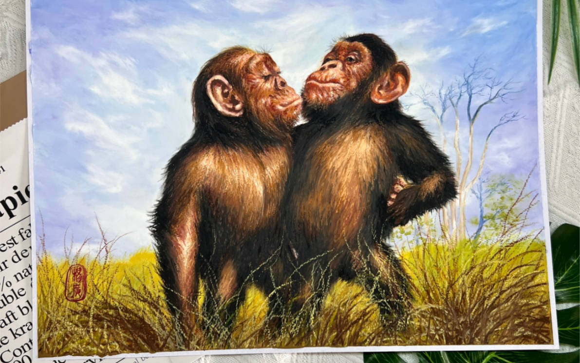 油画棒|猩猩第二节