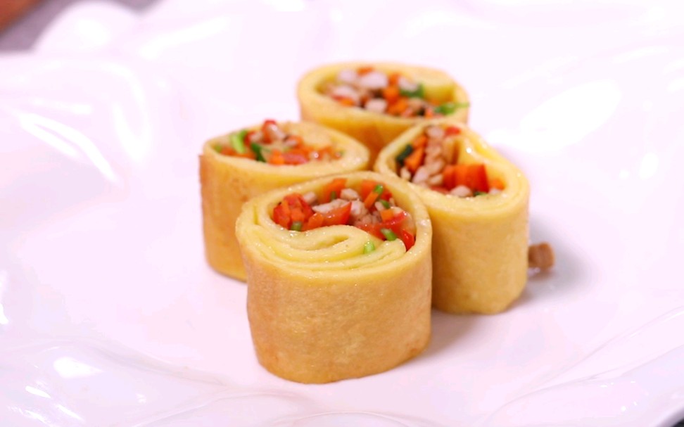 外酥里嫩的春花卷来喽颜值与口味并存