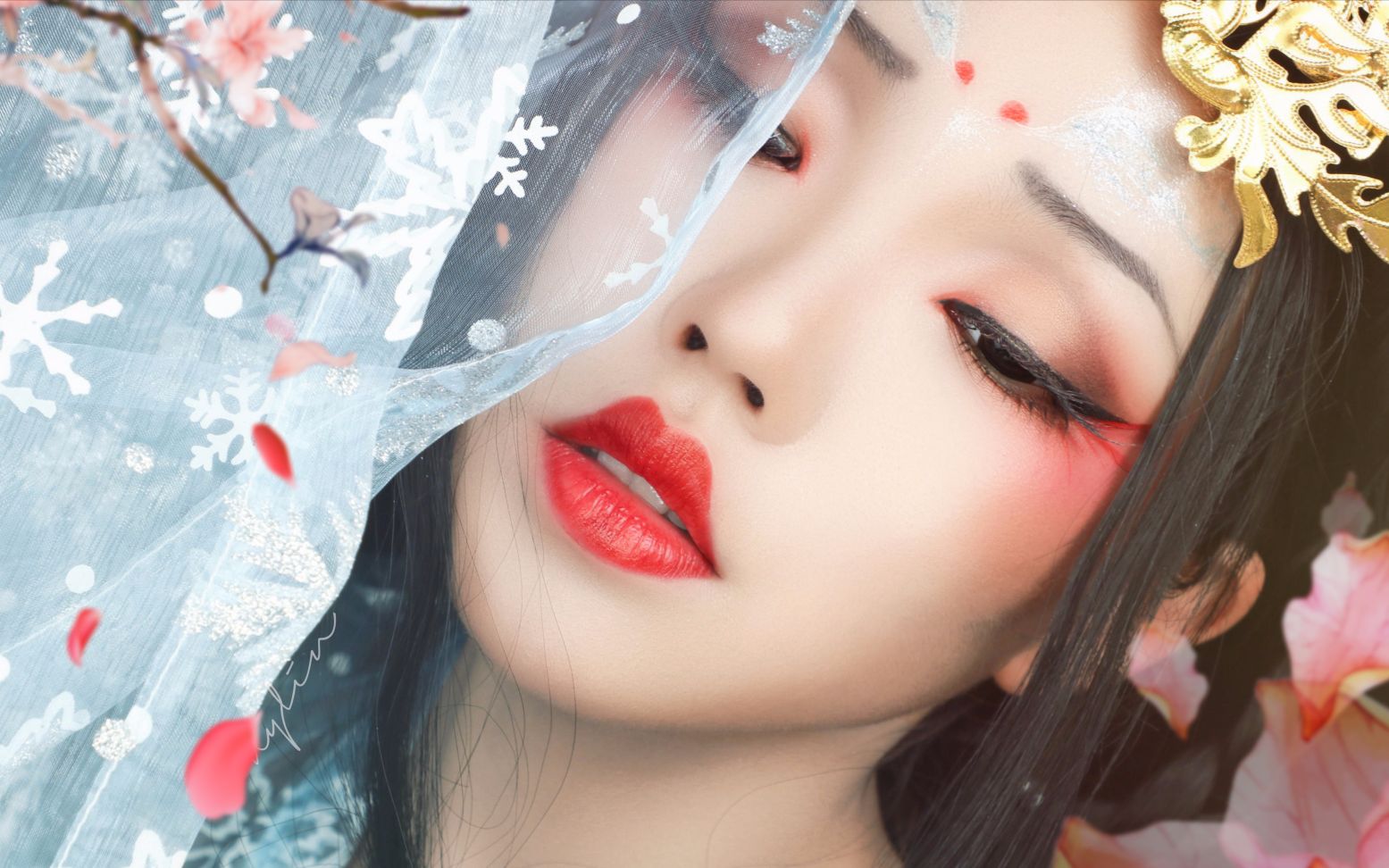 kylin柒七洛神赋髣髴兮若轻云之蔽月飘飖兮若流风之回雪