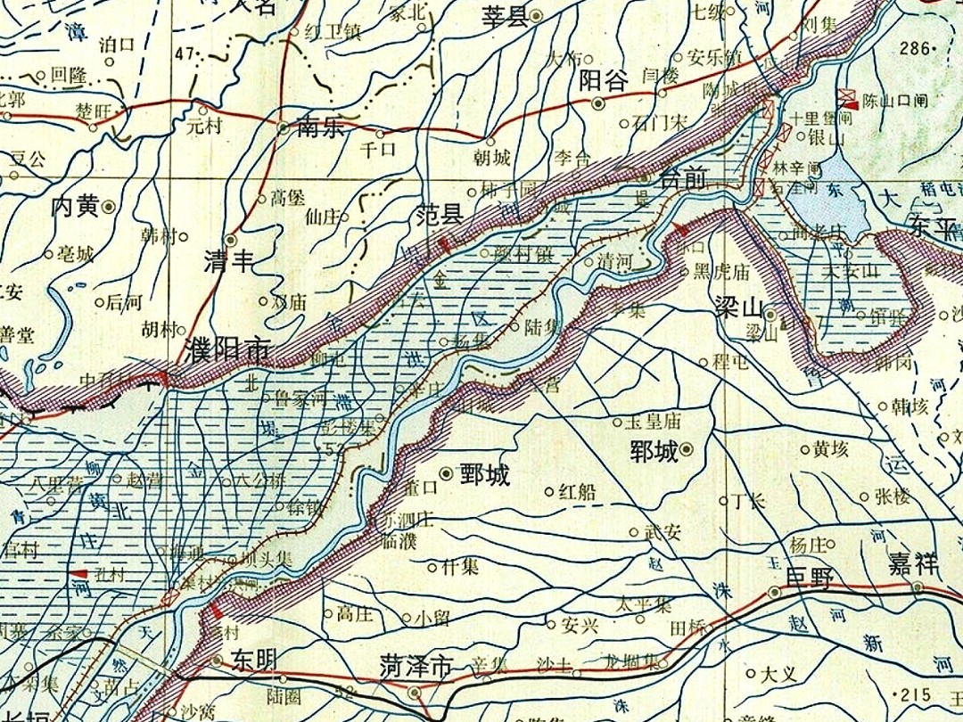 河南插入山东的大锥子——北金堤滞洪区哔哩哔哩bilibili