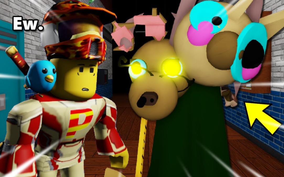 roblox piggy: 不稳定的现实第五章! (teacher是旧和新造型)