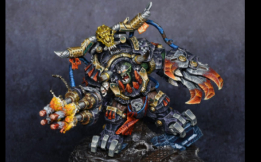 战锤40000绿皮兽人开挂者搞毛神选碎骨者骨叔