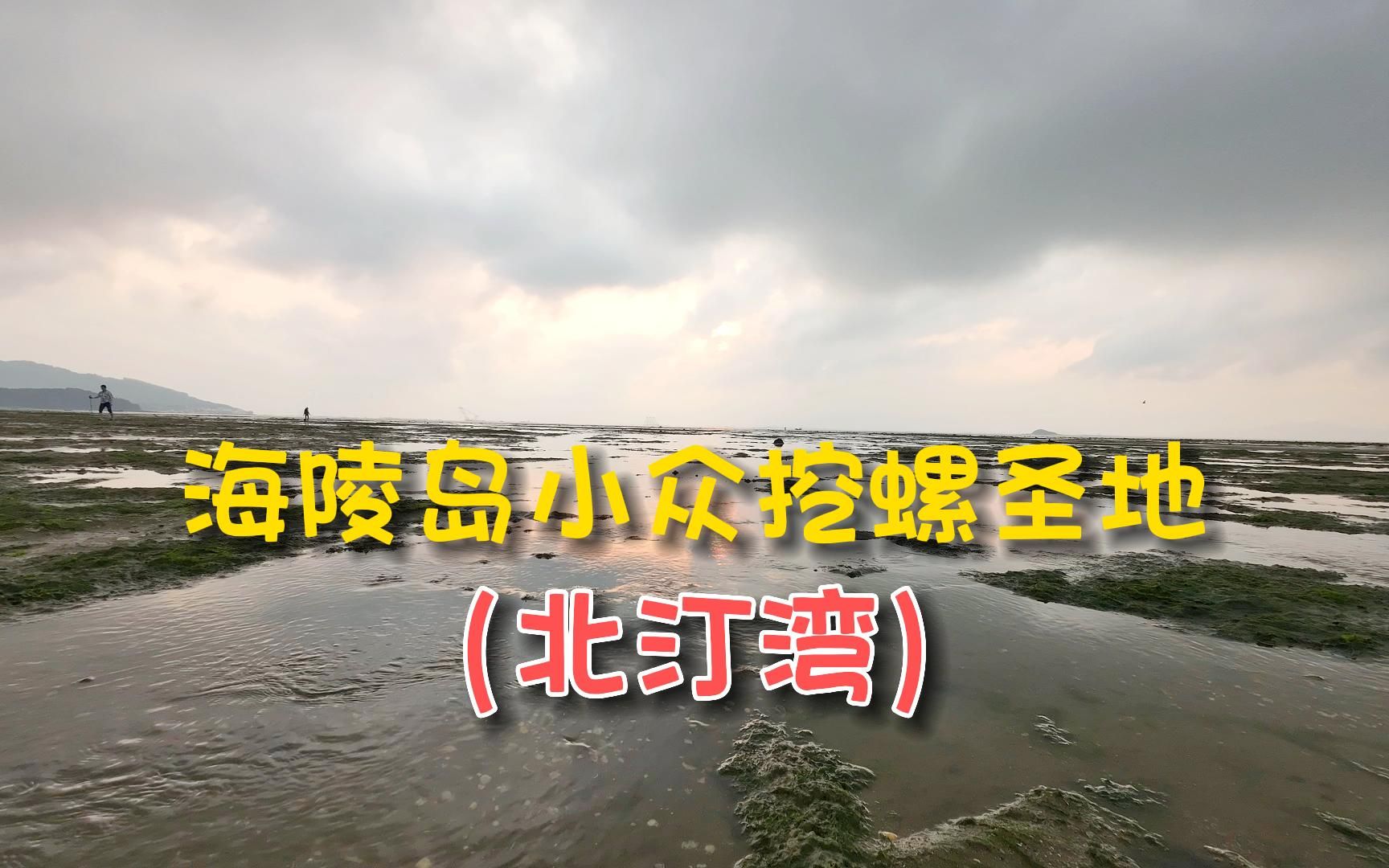 推荐阳江海陵岛小众赶海圣地,(北汀湾)哔哩哔哩bilibili