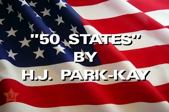 [图]The 50 States Song 美国五十州歌曲速记