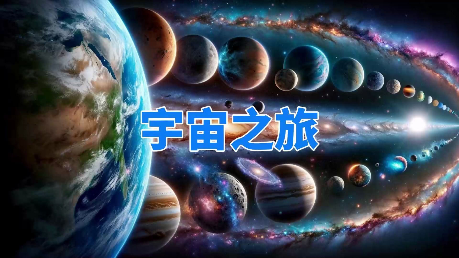 [图]从地球出发直到宇宙边缘，一路上我们会看到什么？