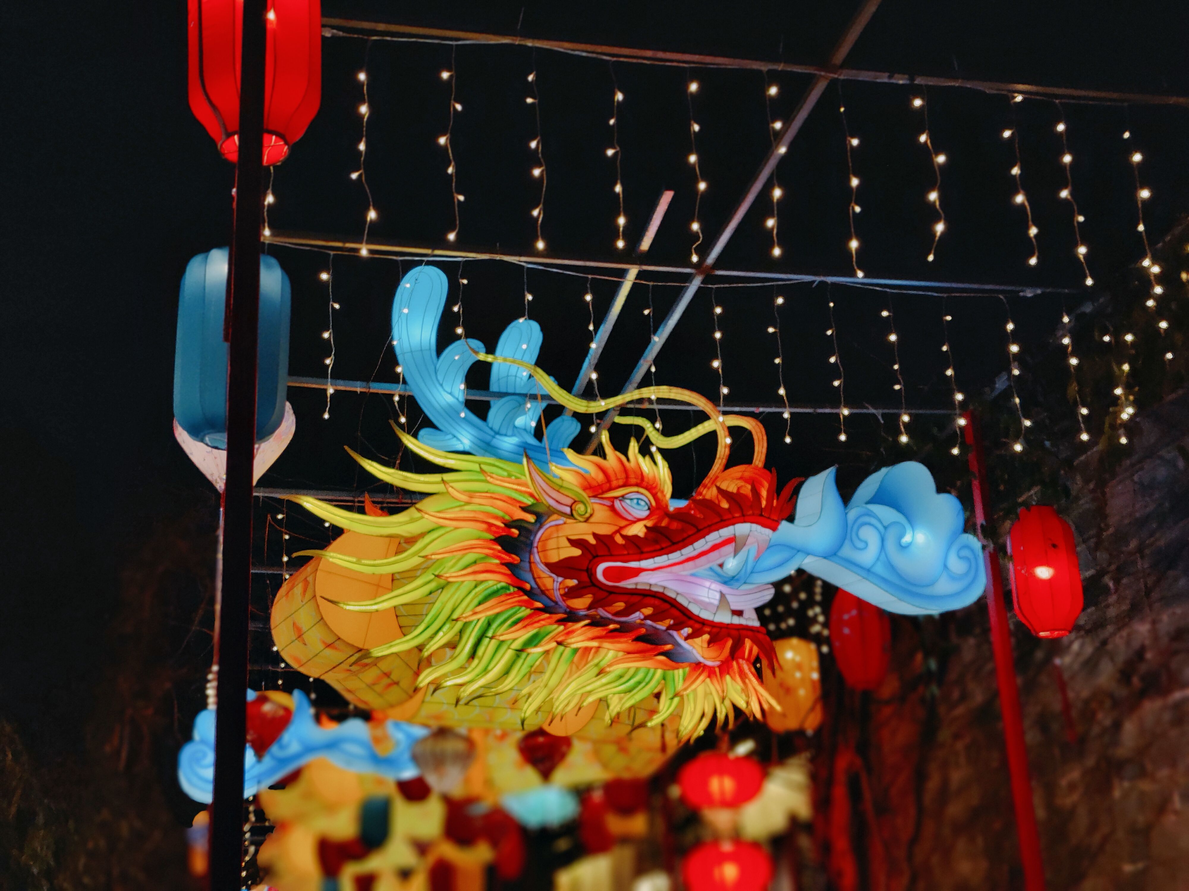 南京老门东龙年花灯