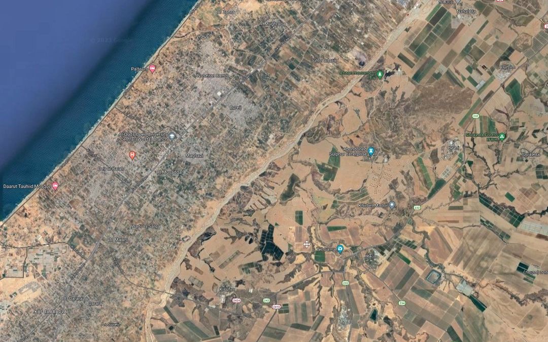 以色列卫星地图图片